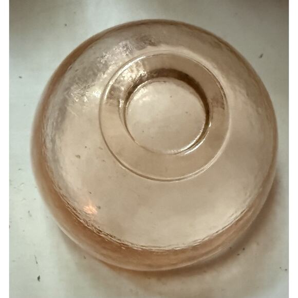 John Gilmor Glassworks Signed Copper Wave Textured Glass Bowl RARE Art Glass - Picture 4 of 10